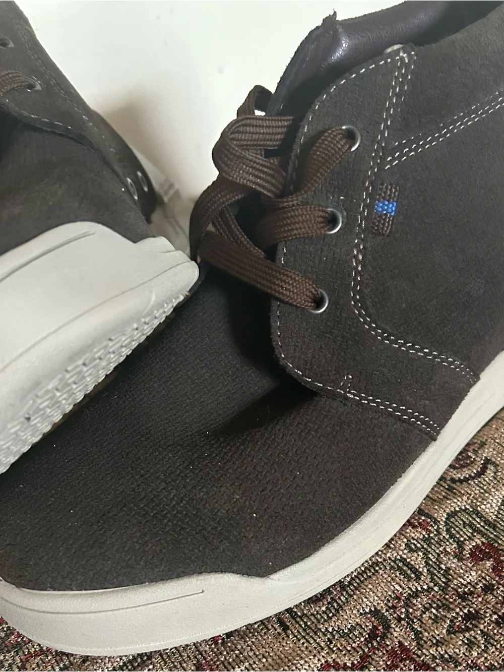 Nunn Bush KORE Men’s Brown Chukka Shoes Size 8W